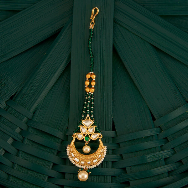 Kundan Chand Tikka With Gold Plating 300758