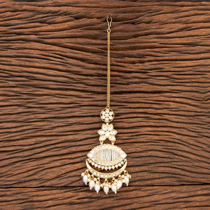 Kundan Moti Tikka With Gold Plating 301794