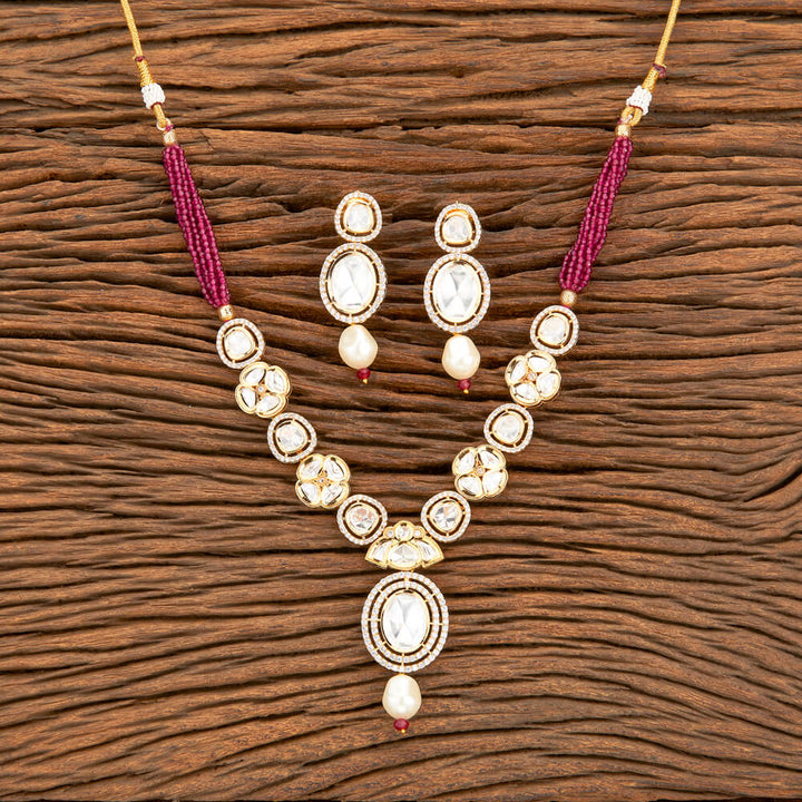 Kundan Classic Necklace With Gold Plating 302132