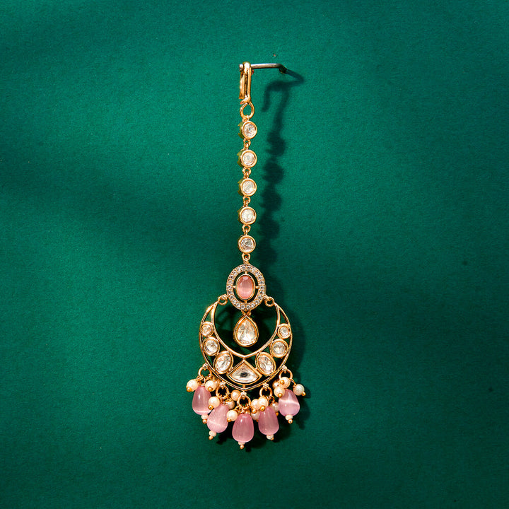 Kundan Chand Tikka With Gold Plating 302433