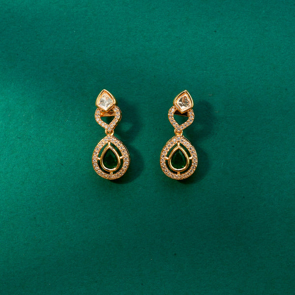 Kundan Classic Earring With Gold Plating 302460