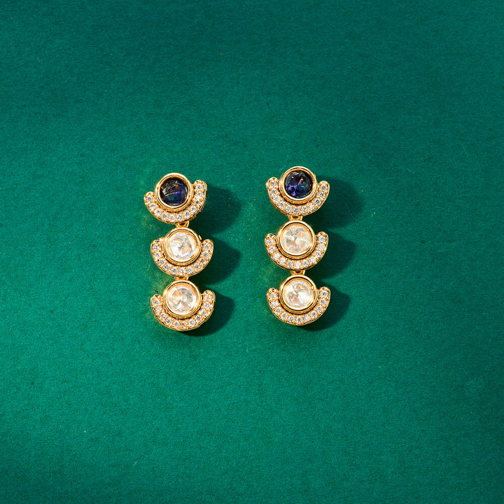 Kundan Classic Earring With Gold Plating 302470