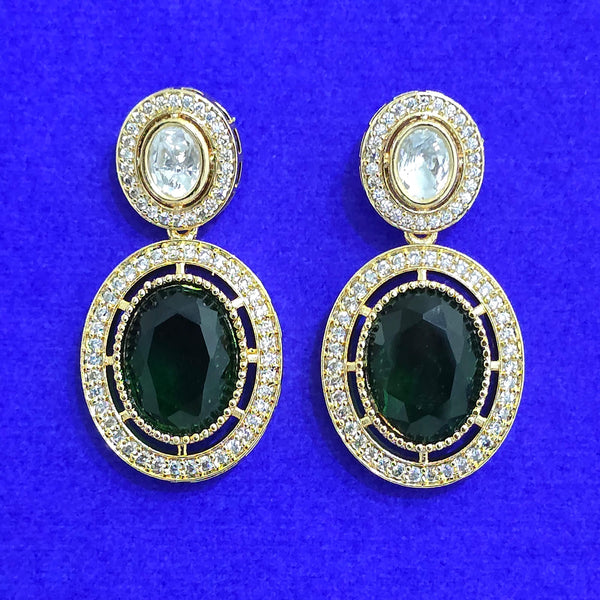 303119 Kundan Classic Earring With Gold Plating