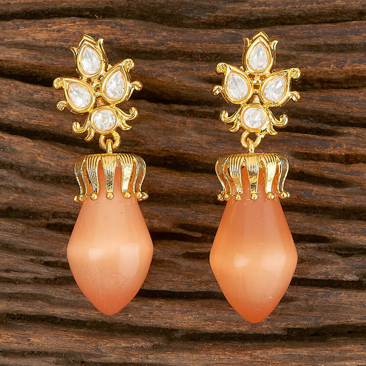 Kundan Classic Designer Earring With Gold Plating 350551
