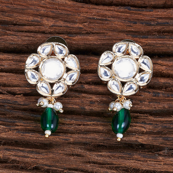 Kundan Classic Earring With Gold Plating 351028