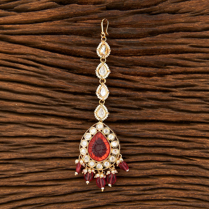 Kundan Classic Tikka With Gold Plating 351047