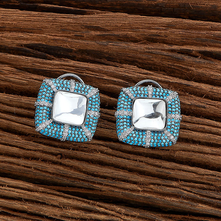 Kundan Nano Stone Tops With Black Plating 351477