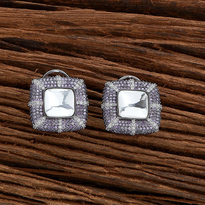 Kundan Nano Stone Tops With Black Plating 351477