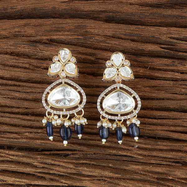 Kundan Classic Earring With Gold Plating 351501