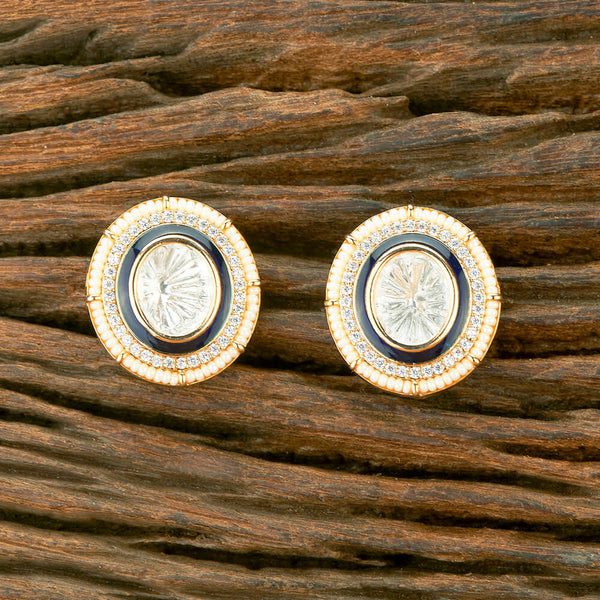 Kundan Moti Tops With Gold Plating 351614