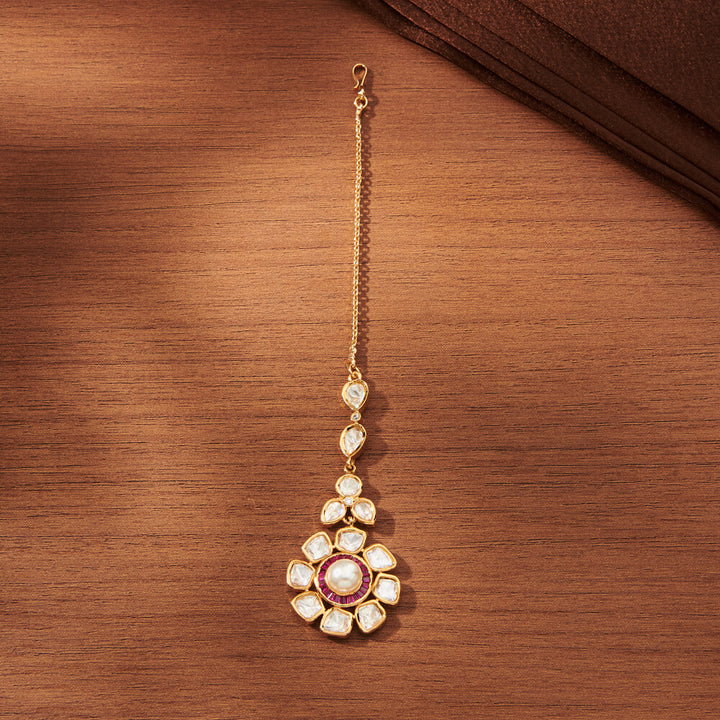 Kundan Classic Tikka With Gold Plating 351810