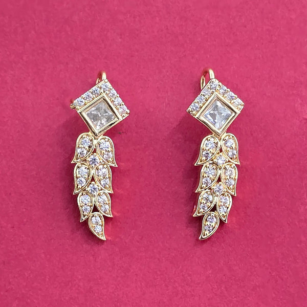 352294 Kundan Earcuff With Gold Plating