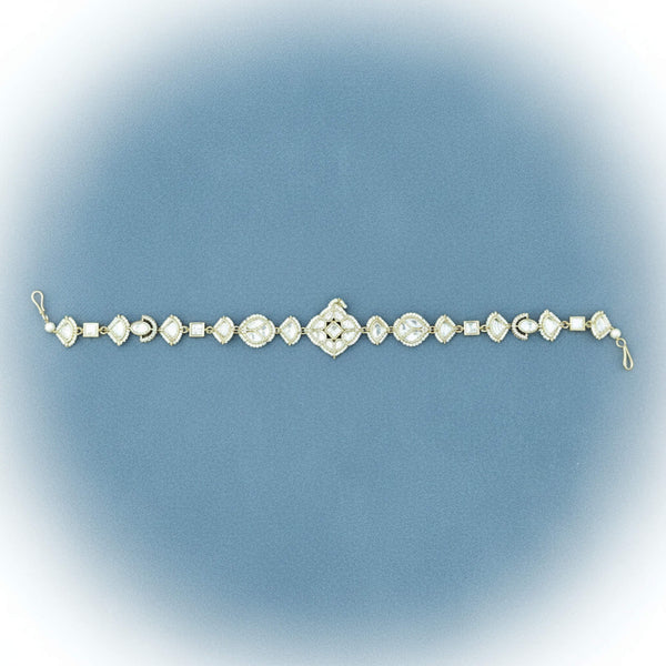 352651 Kundan Classic Shishful With Carat Gold Plating