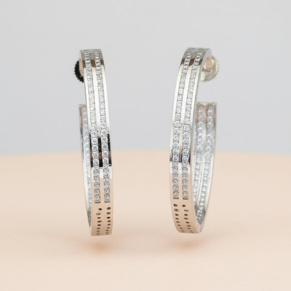 405024 Cz Balis With Rhodium Plating