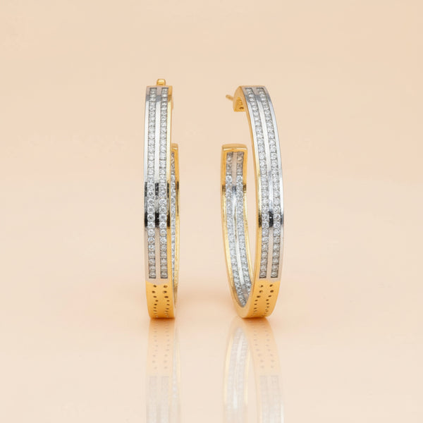 405025 Cz Balis With 2 Tone Plating