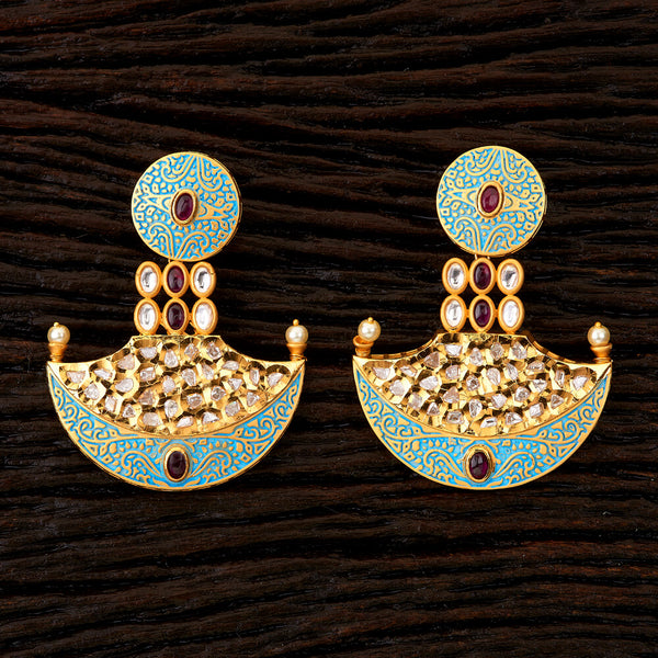 Kundan Classic Earring with gold plating 41707