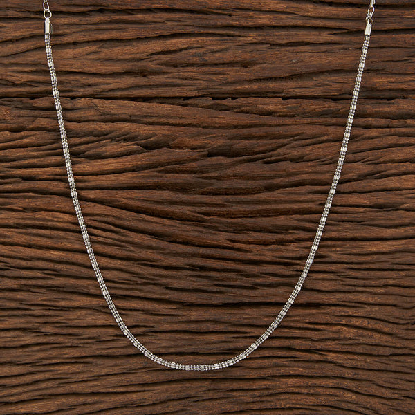 Cz Delicate Chain With Rhodium Plating 422058