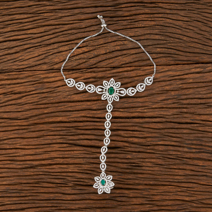 American Diamond Classic Hath Pan With Rhodium Plating 422482