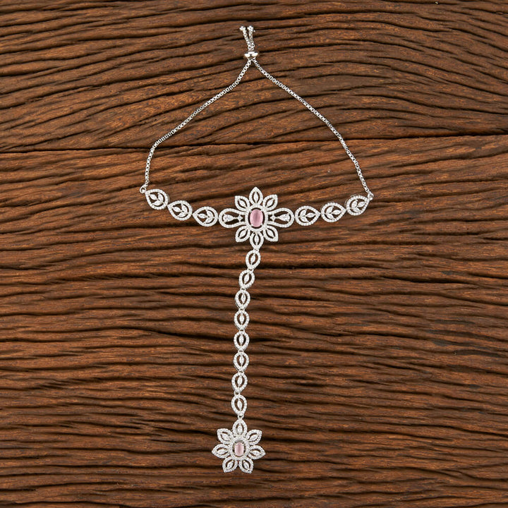 American Diamond Classic Hath Pan With Rhodium Plating 422482