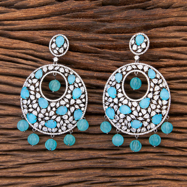 Cz Classic Earring With Black Plating 424919