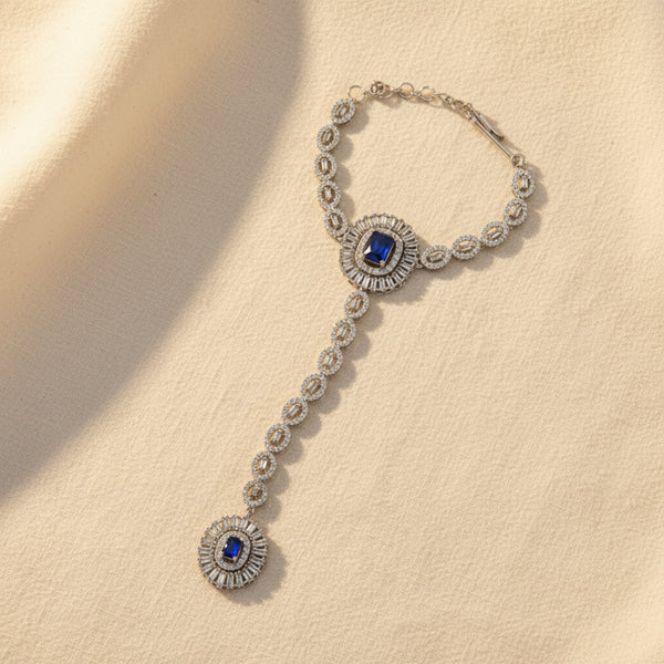 425570 Cubic Zirconia Classic Hath Pan With Rhodium Plating