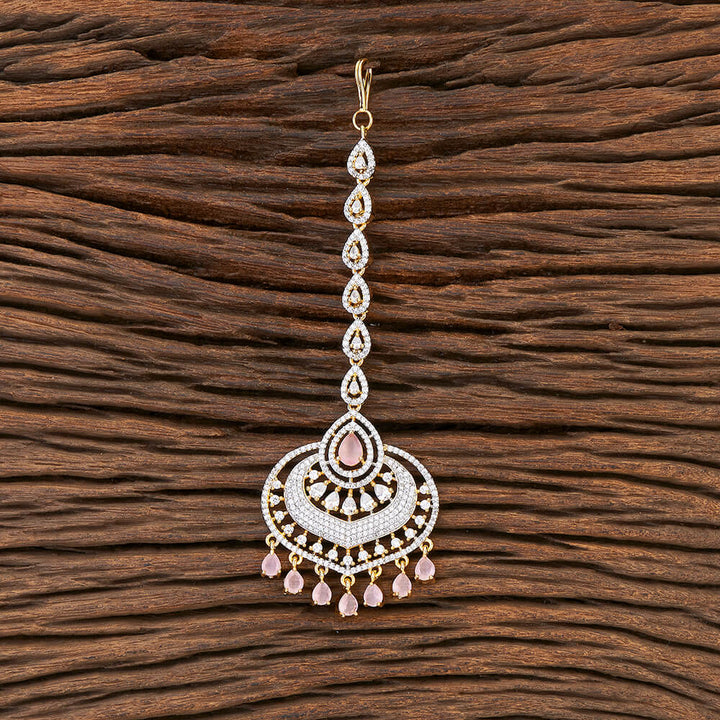 Cubic Zirconia Classic Tikka With 2 Tone Plating 426043