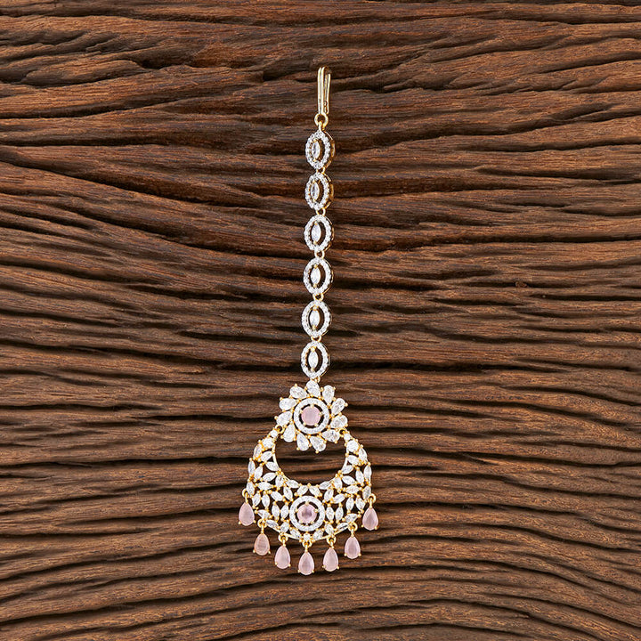 Cubic Zirconia Classic Tikka With 2 Tone Plating 426046