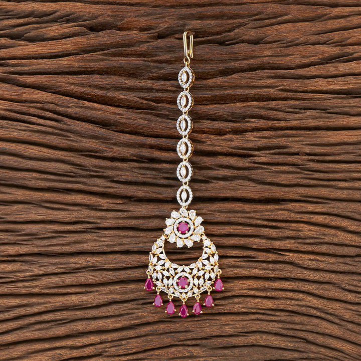 Cubic Zirconia Classic Tikka With 2 Tone Plating 426046