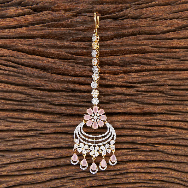 Cubic Zirconia Classic Tikka With 2 Tone Plating 426408