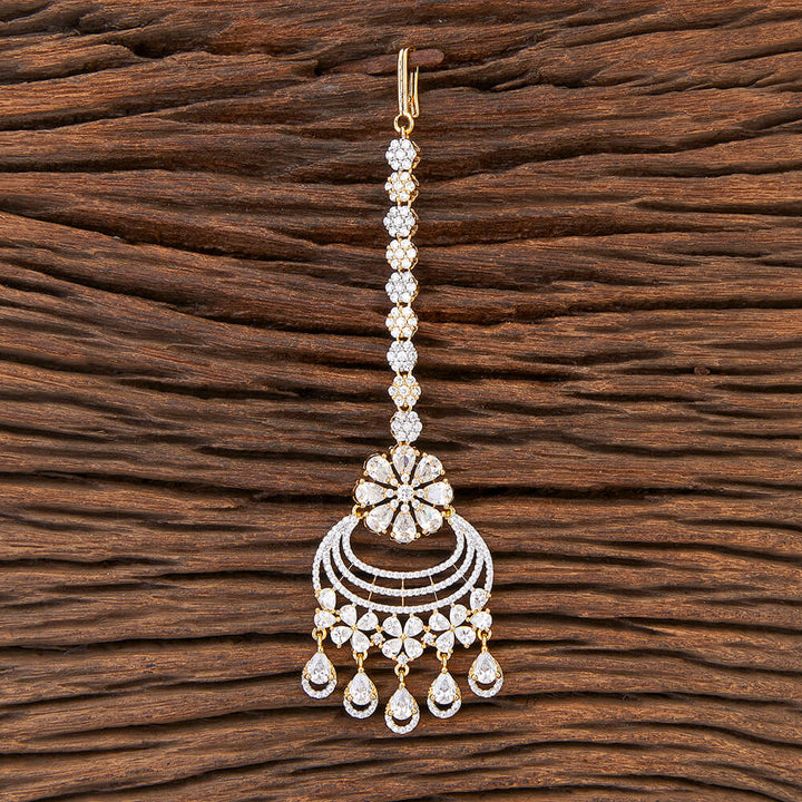 Cubic Zirconia Classic Tikka With 2 Tone Plating 426408