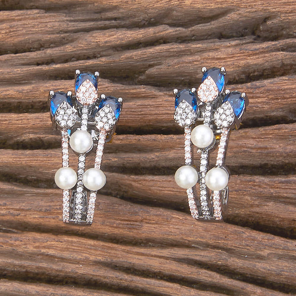 Cz Bali With Black Rose Plating 426672