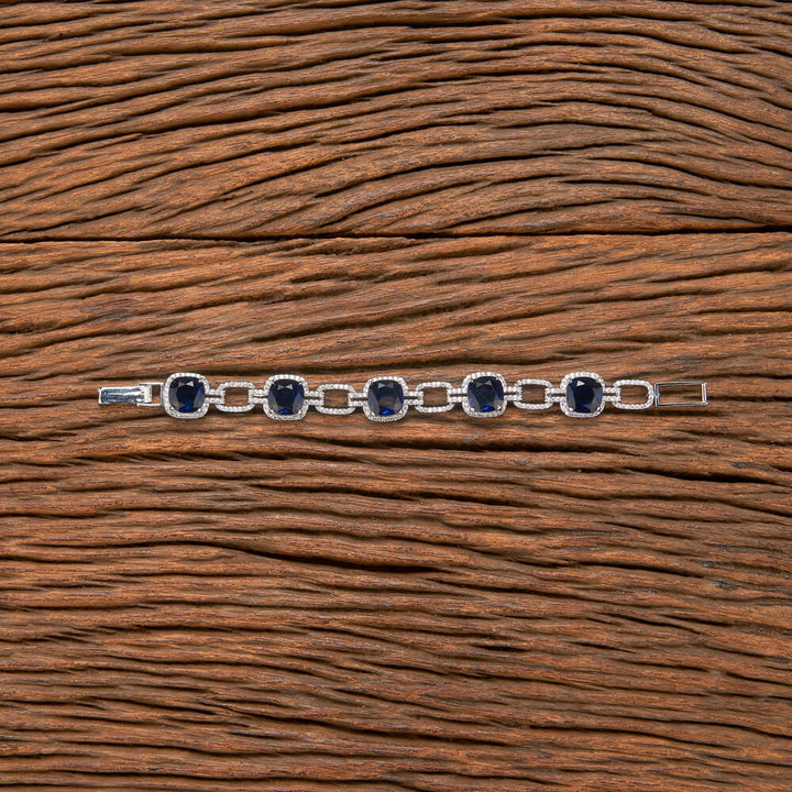 Cubic Zirconia Classic Bracelet With Rhodium Plating 431961