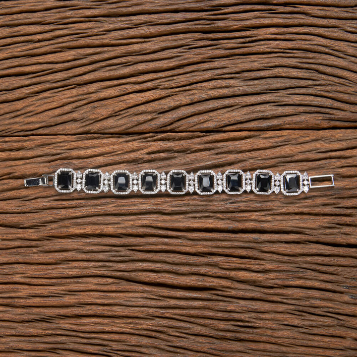 Cubic Zirconia Classic Bracelet With Rhodium Plating 431971