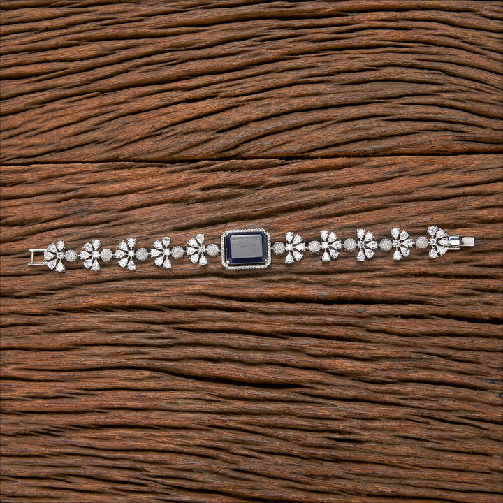 Cubic Zirconia Classic Bracelet With Rhodium Plating 432445