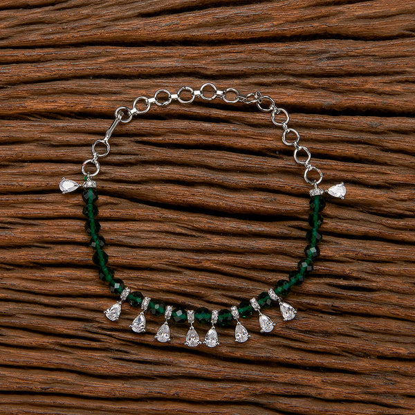 Cz Classic Bracelet With Rhodium Plating 432773