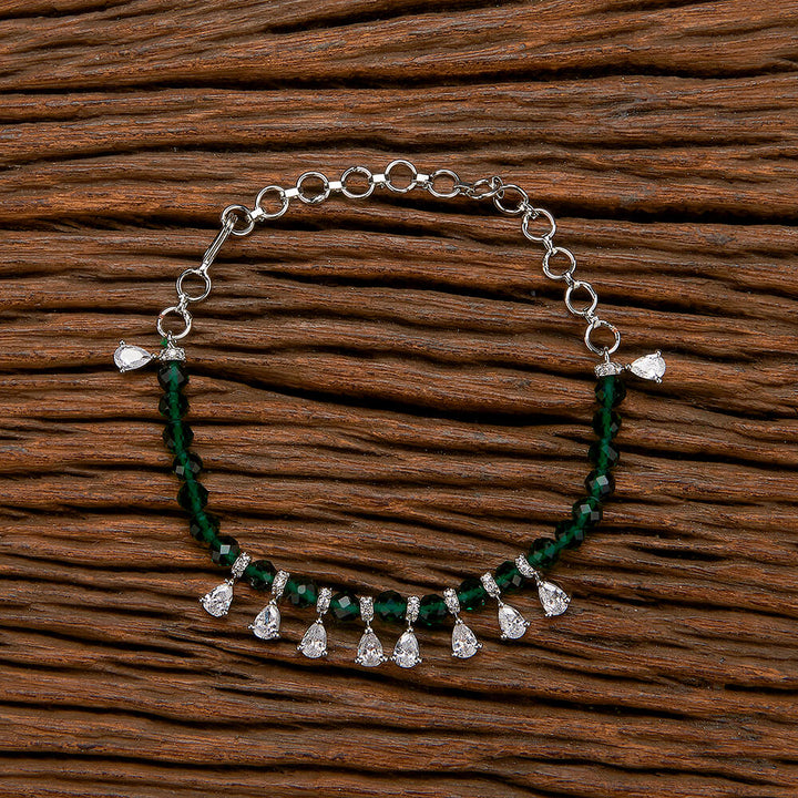 Cz Classic Bracelet With Rhodium Plating 432773