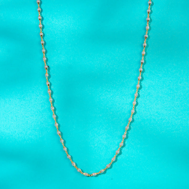 Cz Classic Chain With 2 Tone Plating 434756