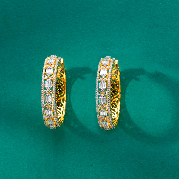 436437 Cz Classic Bali With 2 Tone Black Rhodium Plating