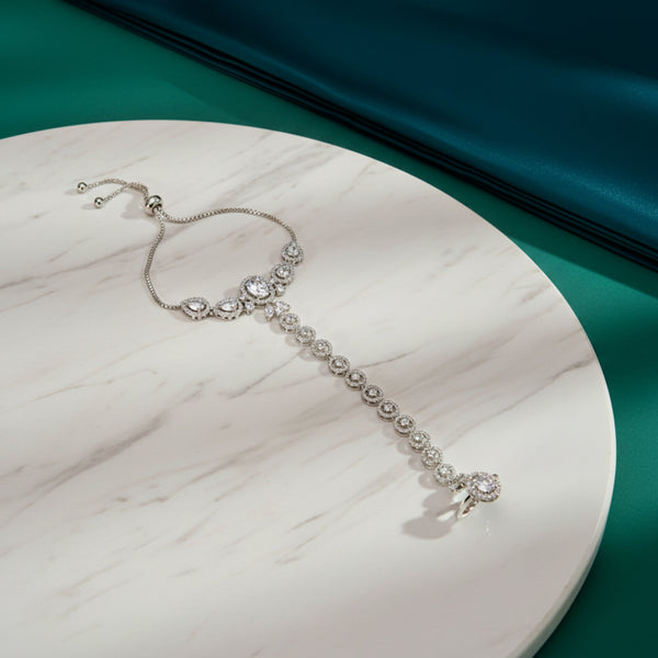 436503 Cz Classic Hath Pan With Rhodium Plating