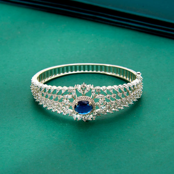 436558 Cz Classic Kada With Rhodium Plating