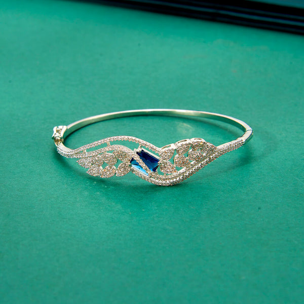 436736 Cz Classic Kada With Rhodium Plating