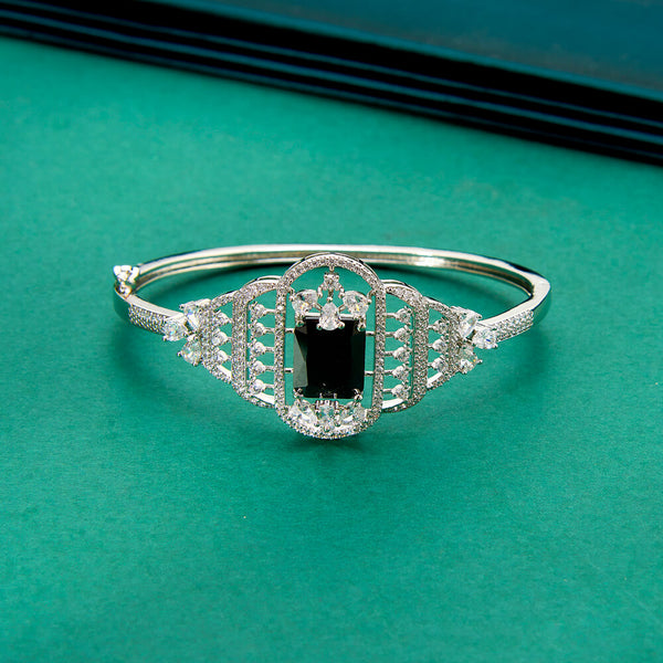 436895 Cz Classic Kada With Rhodium Plating