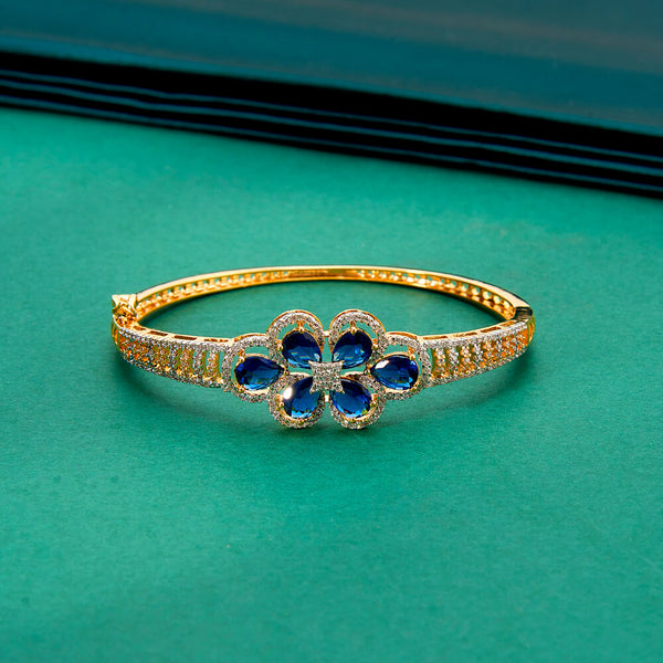 436983 Cz Classic Kada With 2 Tone Plating