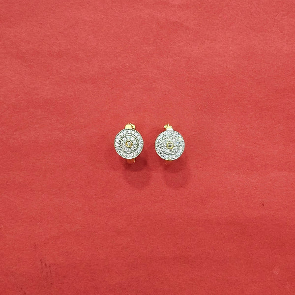 438037 Cz Delicate Bali With 2 Tone Rhodium Plating