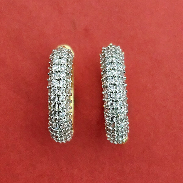 438178 Cz Delicate Bali With 2 Tone Rhodium Plating