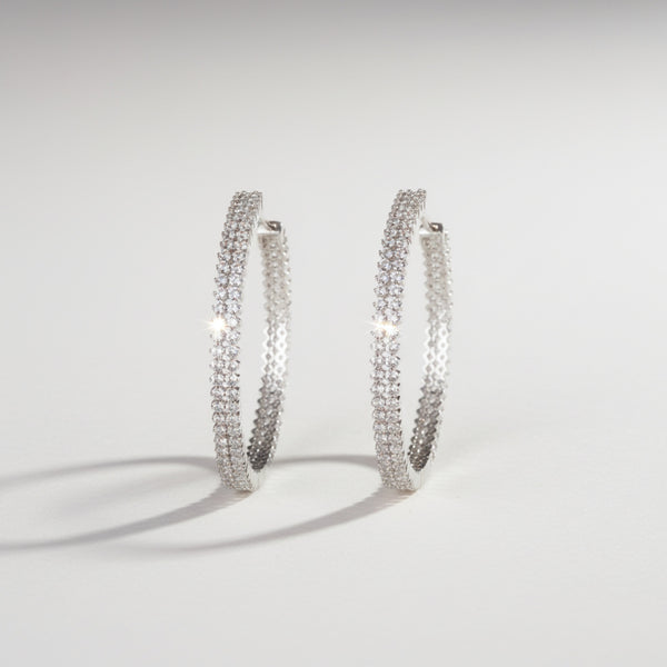 438345 Cz Classic Bali With 2 Tone Rhodium Plating