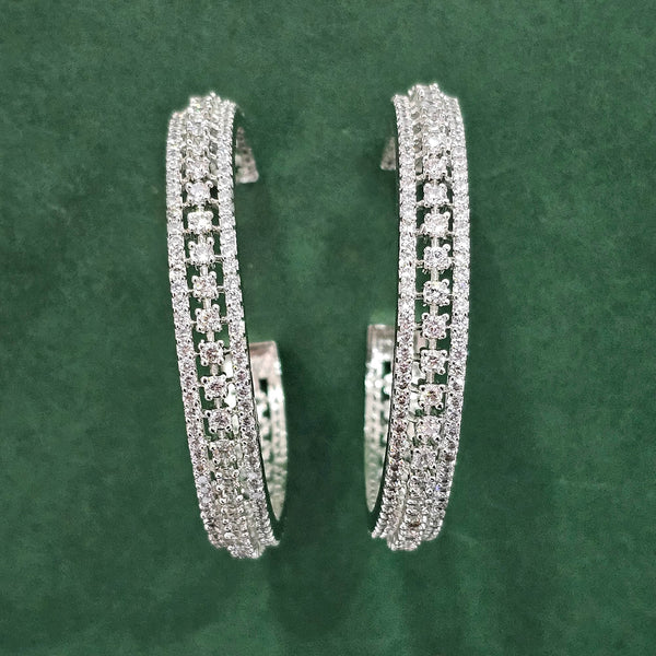 438347 Cz Classic Bali With 2 Tone Rhodium Plating