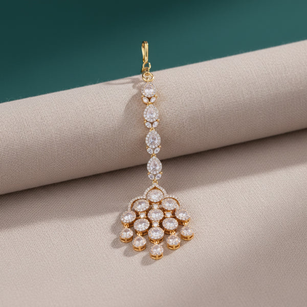 438369 Cz Classic Tikka With 2 Tone Rhodium Plating