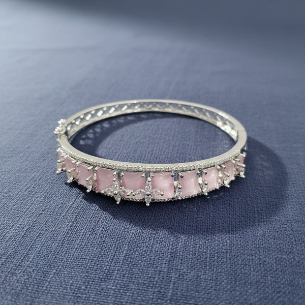 438482 Cz Classic Kada With Rhodium Plating