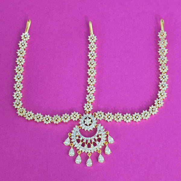 439900 Cubic Zirconia Classic Damini With 2tone Rhodium Plating